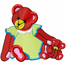 Teddy Embroidery Design 9 Teddy Embroidery Design 9